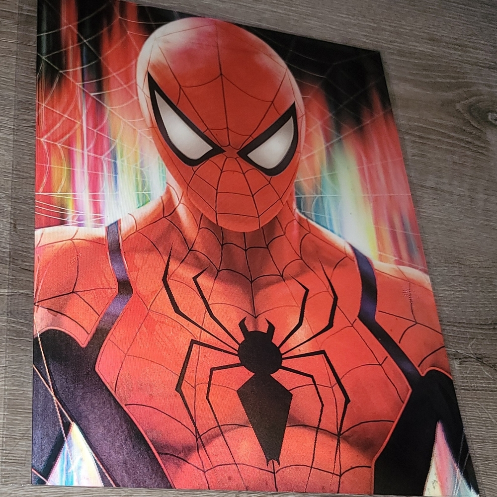 Spiderman 3D Holographic Triple Transition Lenticular Poster